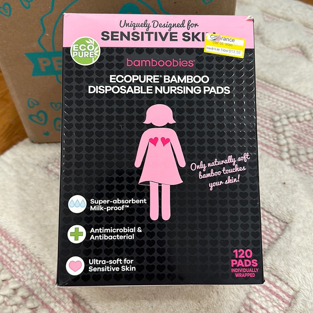 Bamboobies disposable nursing pads